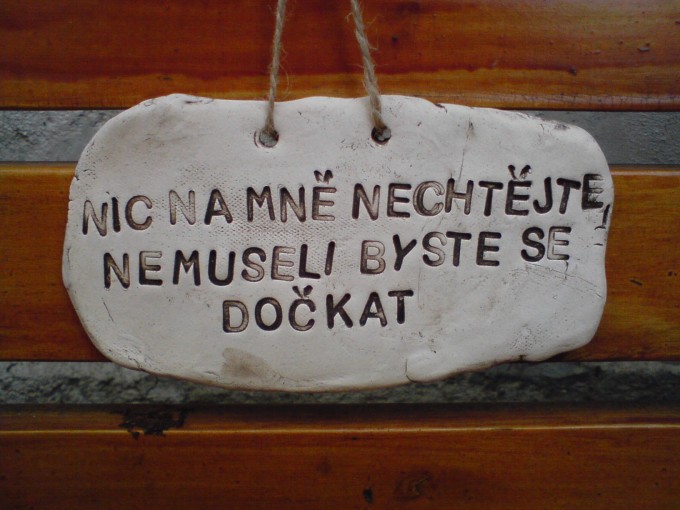 Nic po mn nechtjte